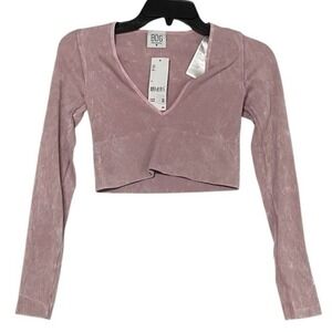 NWT BDG Pink Long Sleeve Top Size M